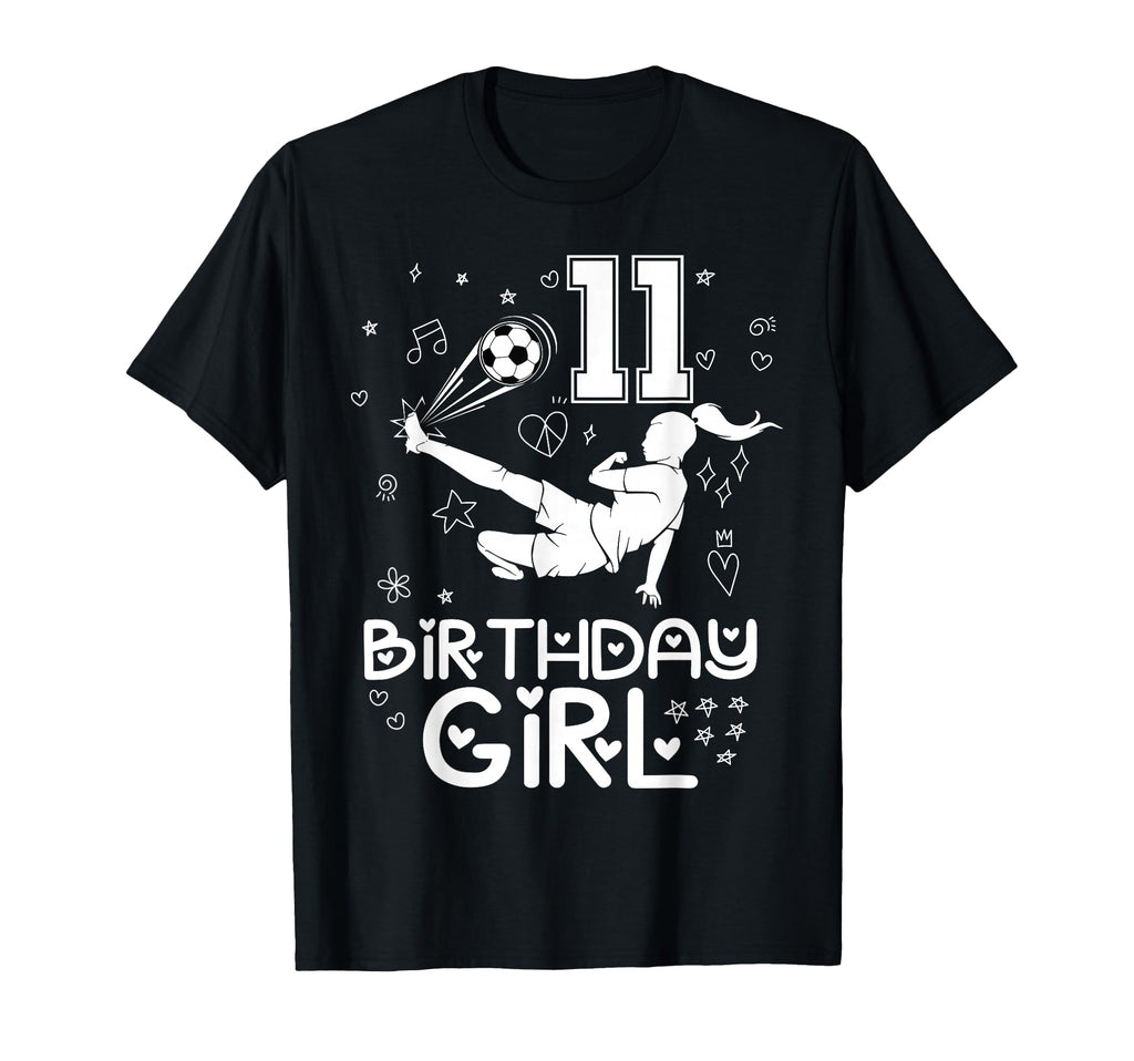 11 Years Old Birthday Soccer Player T-Shirt - Custom Art Print Unisex - T-Shirt, Sweatshirt, Hoodie