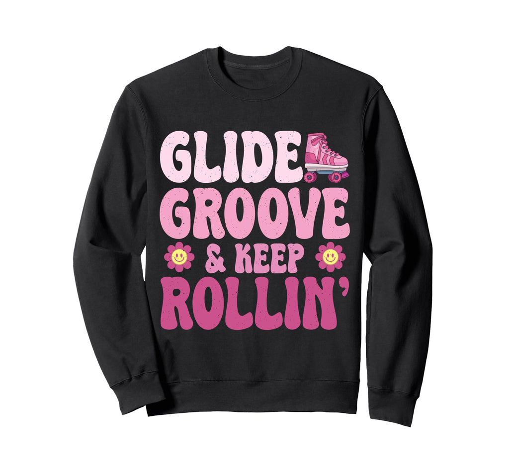 Roller Skating Roller Skates Sweatshirt - Trendy Graphic for Adults - T-Shirt, Sweatshirt, Hoodie