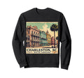 Charleston Sc Postcard Sweatshirt - Casual Everyday Wear for Adults - T-Shirt, Sweatshirt, Hoodie