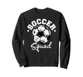 Soccer Squad Soccer Ball Distressed Sweatshirt - Graphic Print Unisex - T-Shirt, Sweatshirt, Hoodie