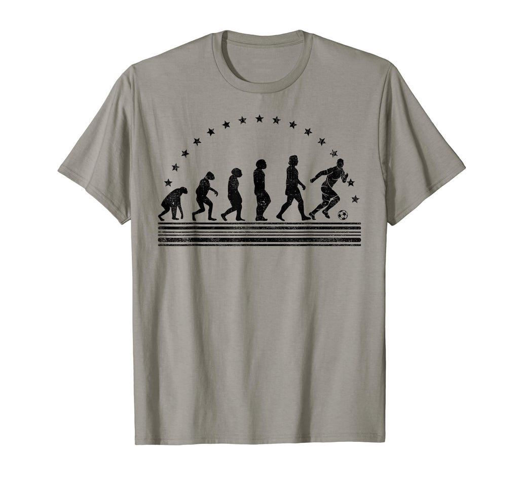 Soccer Evolution Soccer Player Soccer T-Shirt - Minimalist Print for Adults - T-Shirt, Sweatshirt, Hoodie