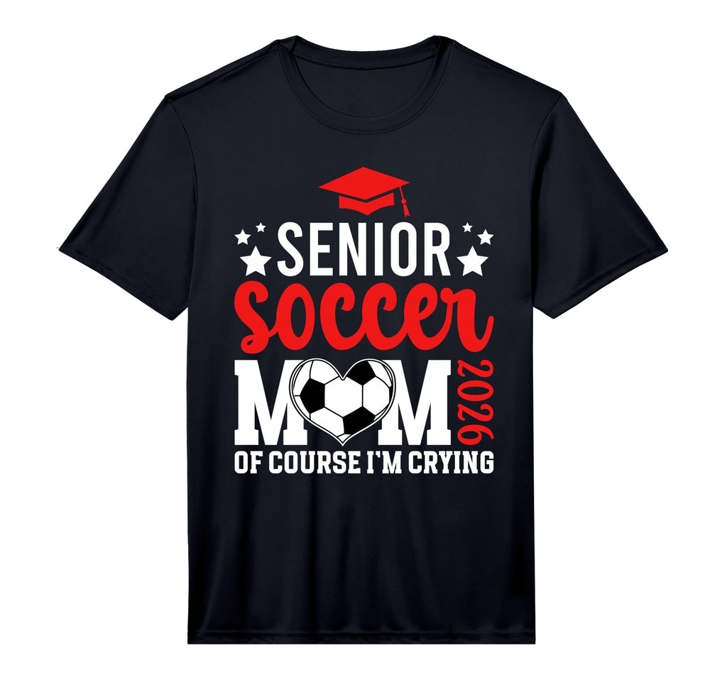 Mens Proud Soccer Senior Mom 2026 Soccer T-Shirt - Minimalist Print Unisex - T-Shirt, Sweatshirt, Hoodie
