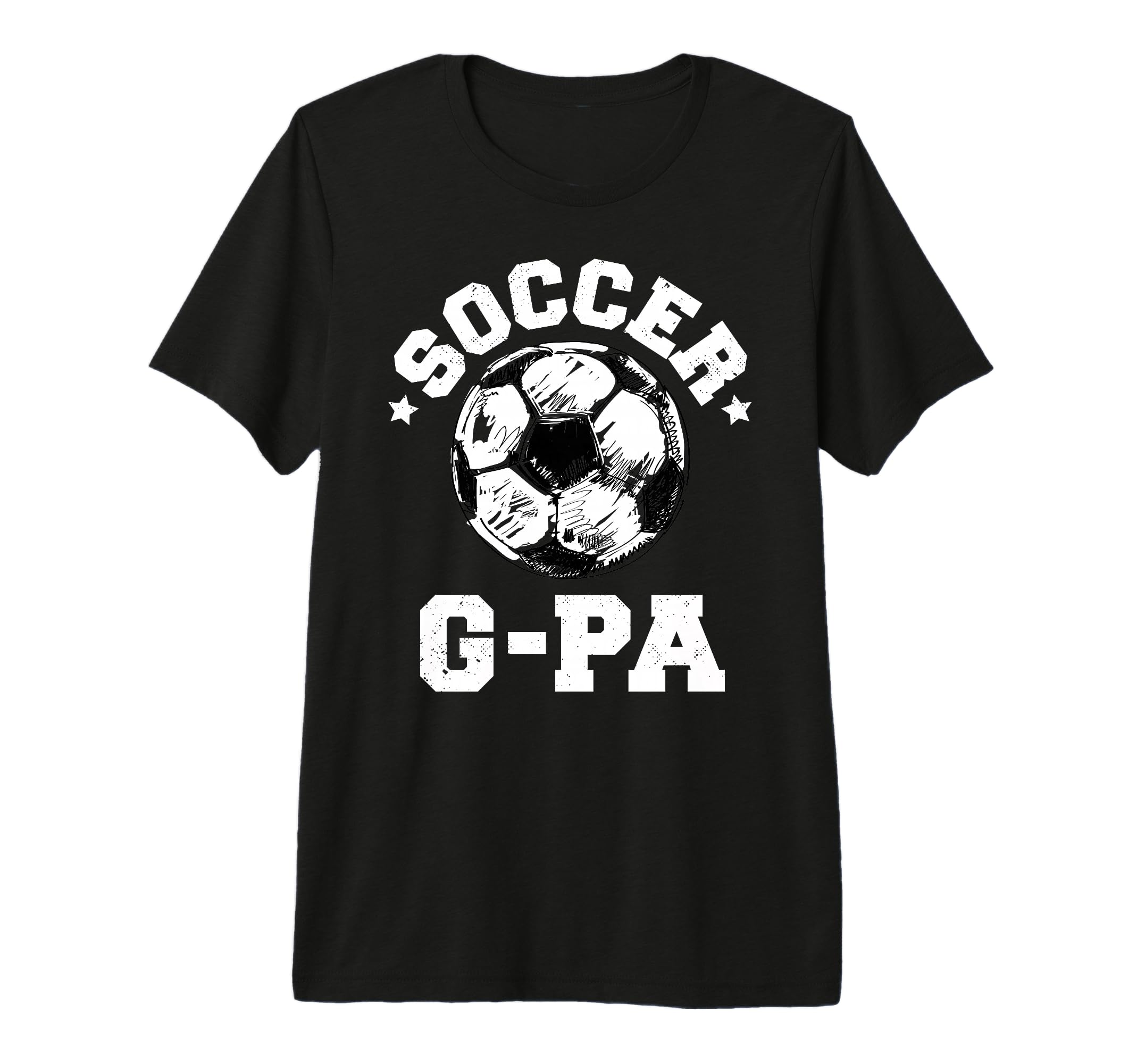 Mens Soccer G Pa Soccer Ball Distressed T-Shirt - Trendy Graphic Men Women - T-Shirt, Sweatshirt, Hoodie