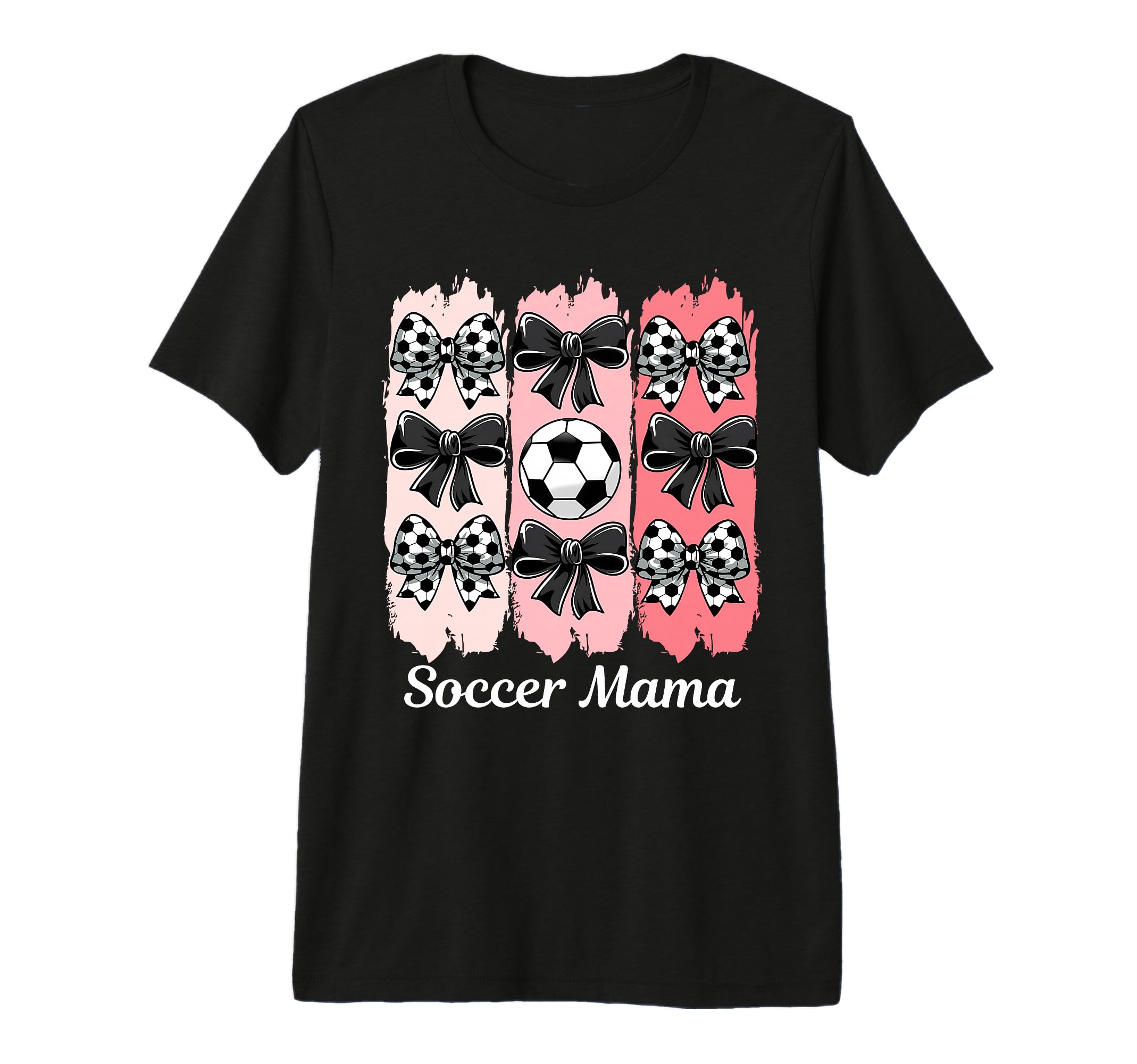 Soccer Mama Coquette Bow Soccer Mom T-Shirt - Graphic Print for Adults - T-Shirt, Sweatshirt, Hoodie