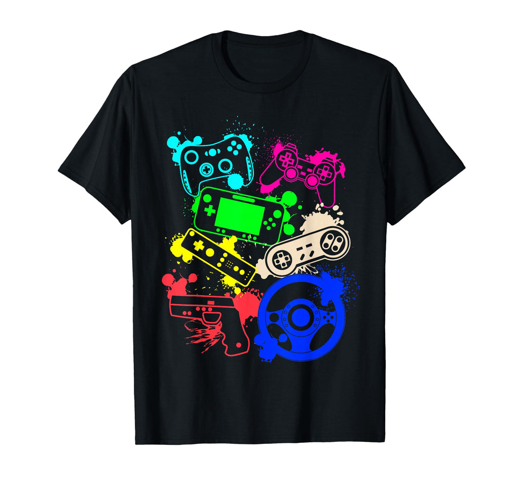 Video Game Console Controllers 80S 90S T-Shirt - Fun Novelty Design Unisex - T-Shirt, Sweatshirt, Hoodie