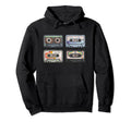 80S Rock Cassettes Rock Cassettes Tapes Hoodie - Trendy Graphic Unisex - T-Shirt, Sweatshirt, Hoodie