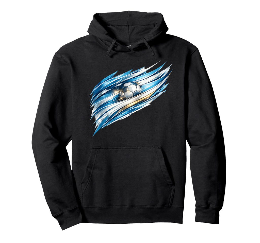 Argentina Football Blue White Soccer Hoodie - Streetwear Style Men Women - T-Shirt, Sweatshirt, Hoodie