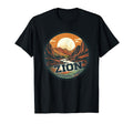 Zion National Park Hiking 80S T-Shirt - Graphic Print for Adults - T-Shirt, Sweatshirt, Hoodie