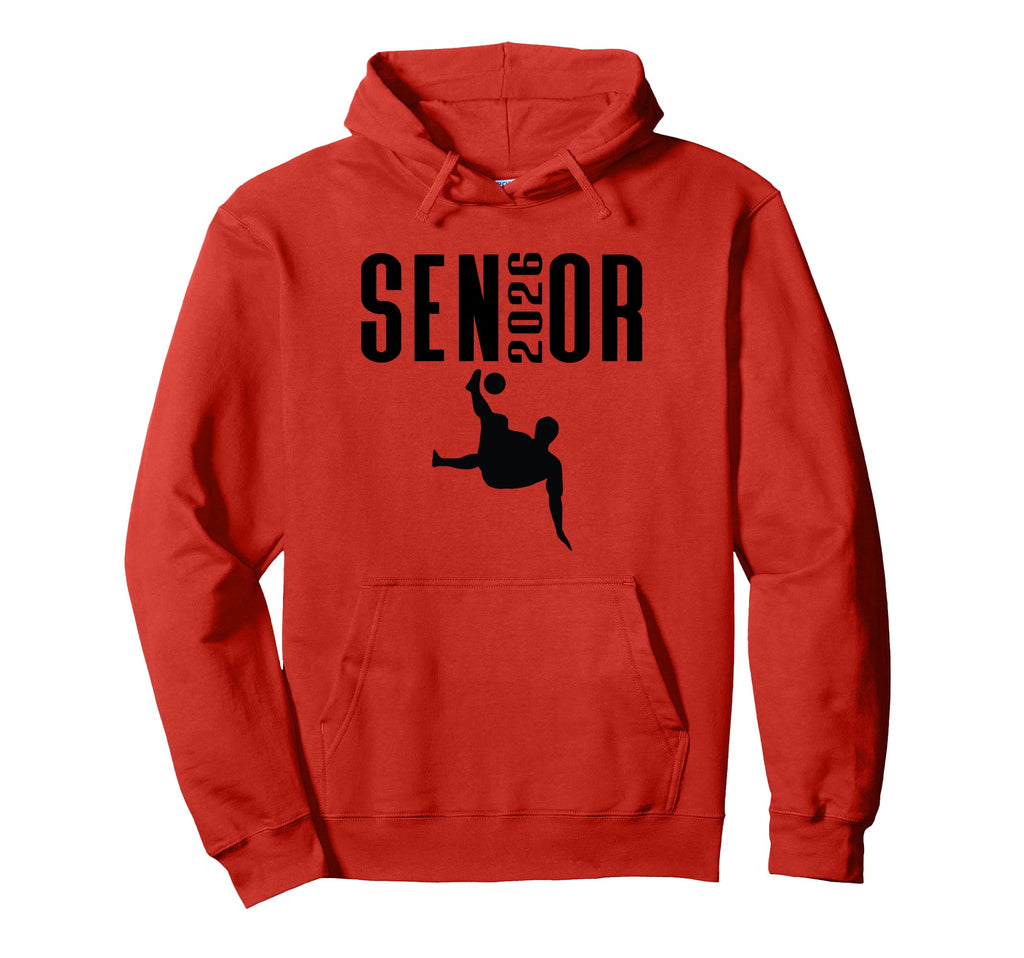 Senior 2026 Soccer Silhouette Class 26 Hoodie - Aesthetic Graphic Men Women - T-Shirt, Sweatshirt, Hoodie