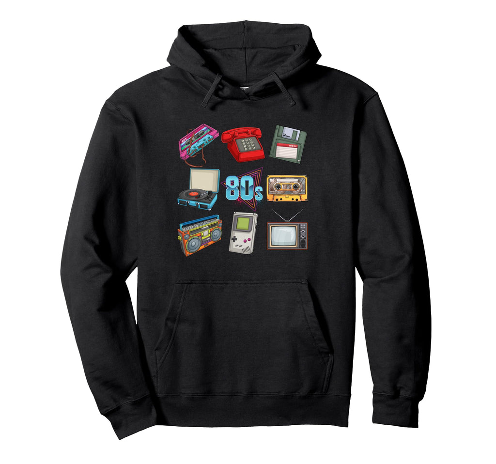 80S Throwback Funny Party Cassette Tapes Hoodie - Novelty Apparel Men Women - T-Shirt, Sweatshirt, Hoodie