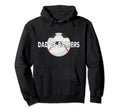 Dad Ballers Soccer Baseball Fathers Hoodie - Fun Novelty Design for Adults - T-Shirt, Sweatshirt, Hoodie