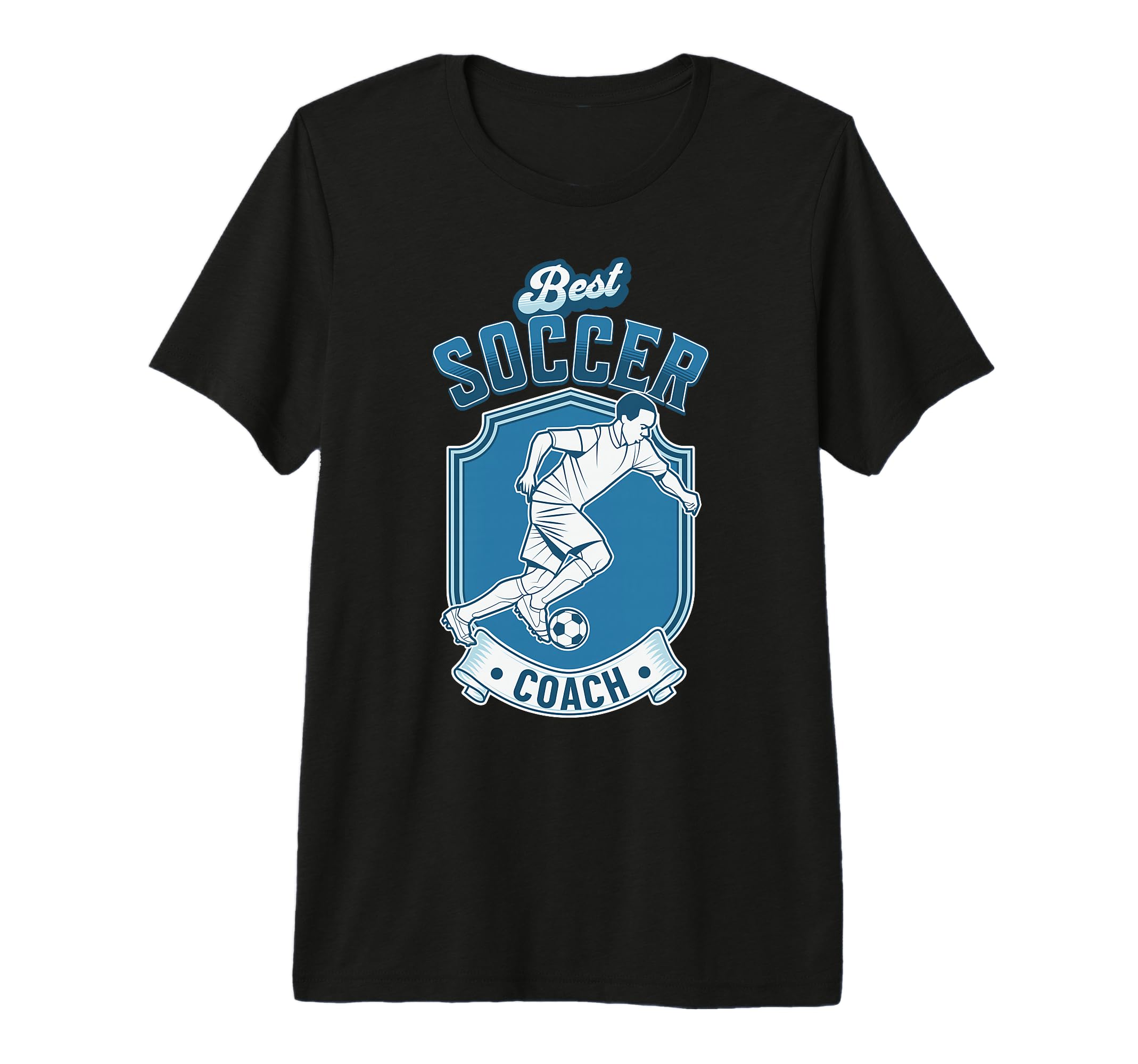 Fun Gift Best Soccer Coach Tri Blend T-Shirt - Trendy Graphic Men Women - T-Shirt, Sweatshirt, Hoodie