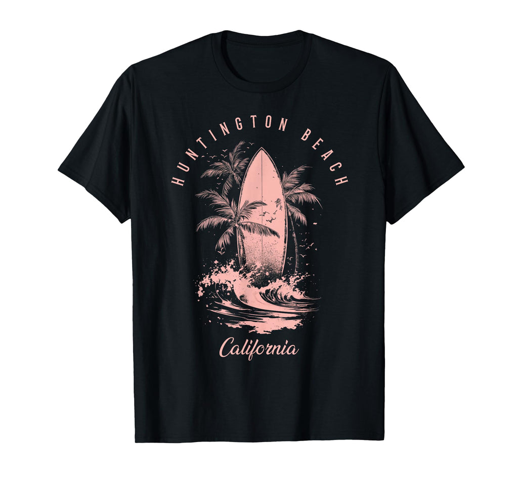 Huntington Beach California Surfing T-Shirt - Novelty Apparel Men Women - T-Shirt, Sweatshirt, Hoodie