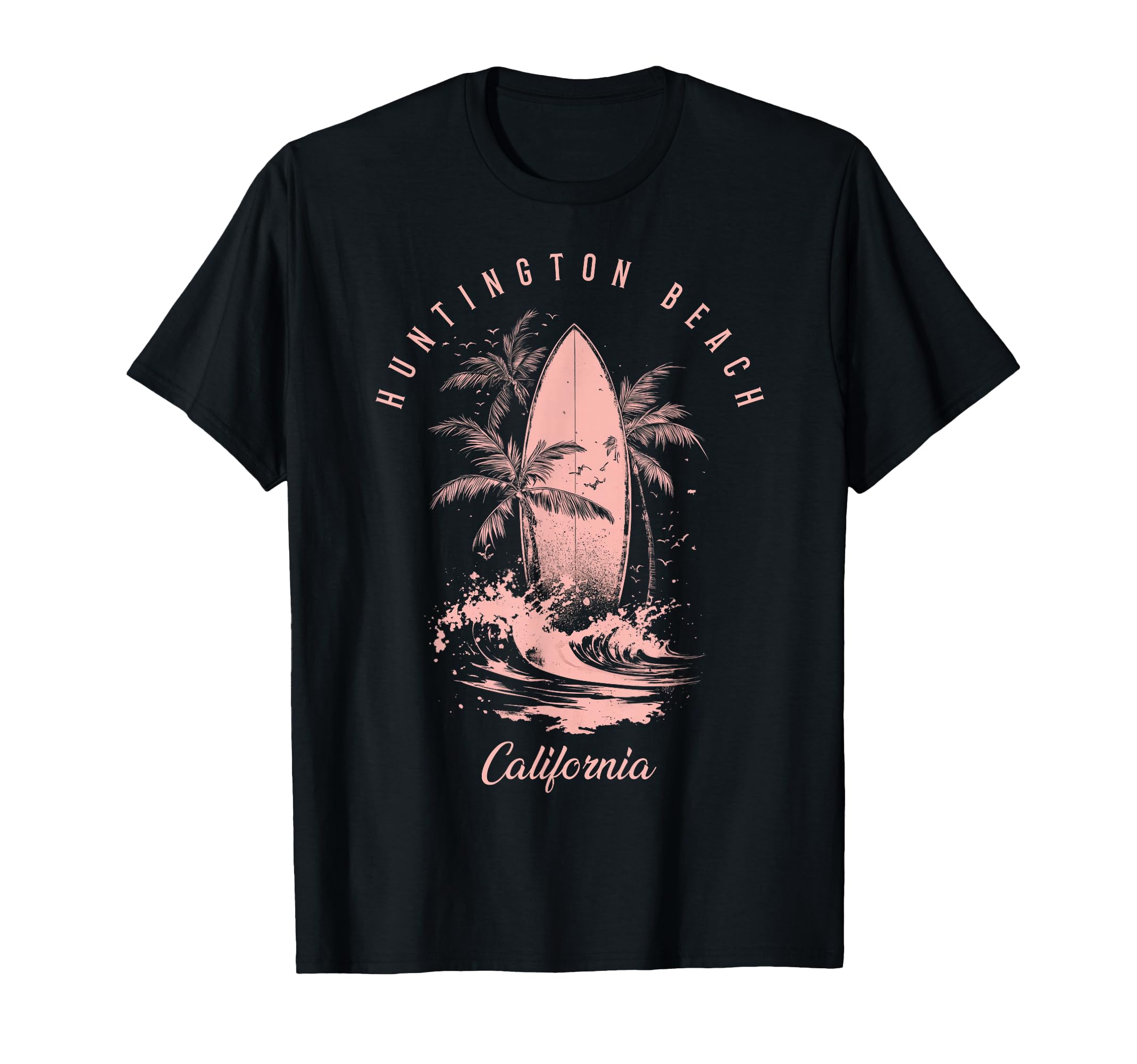 Huntington Beach California Surfing T-Shirt - Novelty Apparel Men Women - T-Shirt, Sweatshirt, Hoodie