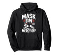 Ice Hockey Goalkeeper Mask Hockey Goalie Hoodie - Unique Graphic for Adults - T-Shirt, Sweatshirt, Hoodie