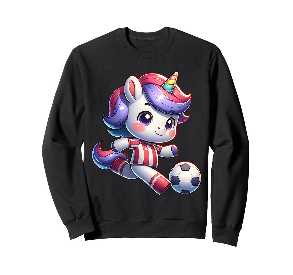 Footballer Unicorn Fans Soccer Team Sweatshirt - Custom Art Print Unisex - T-Shirt, Sweatshirt, Hoodie