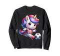 Footballer Unicorn Fans Soccer Team Sweatshirt - Custom Art Print Unisex - T-Shirt, Sweatshirt, Hoodie