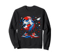 Soccer Ball Dabbing Usa Flag 250 Sweatshirt - Fun Novelty Design Men Women - T-Shirt, Sweatshirt, Hoodie