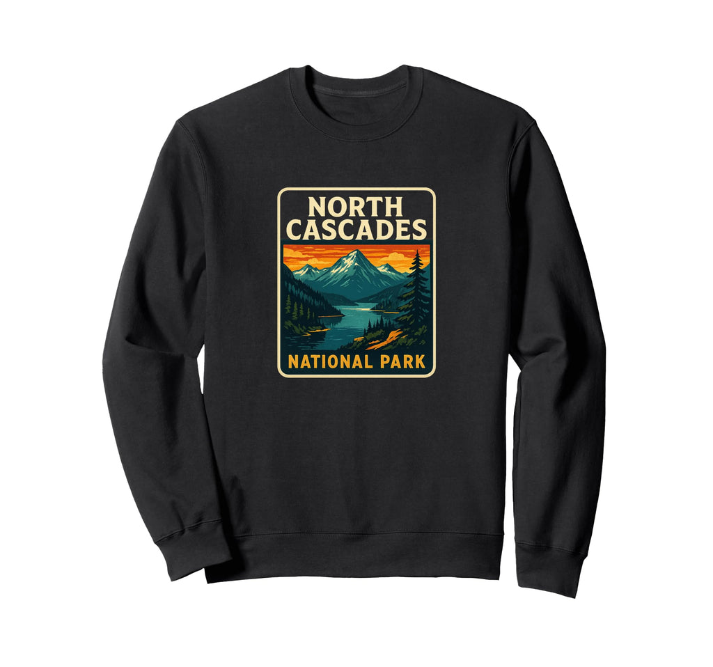 North Cascades National Park Travel Sweatshirt - Streetwear Style Men Women - T-Shirt, Sweatshirt, Hoodie