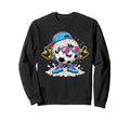 Soccer Ball Melting Ice Cream Drip Sweatshirt - Graphic Print Unisex - T-Shirt, Sweatshirt, Hoodie