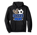Soccer Mom Soccer Player Mother Heart Hoodie - Novelty Apparel for Adults - T-Shirt, Sweatshirt, Hoodie