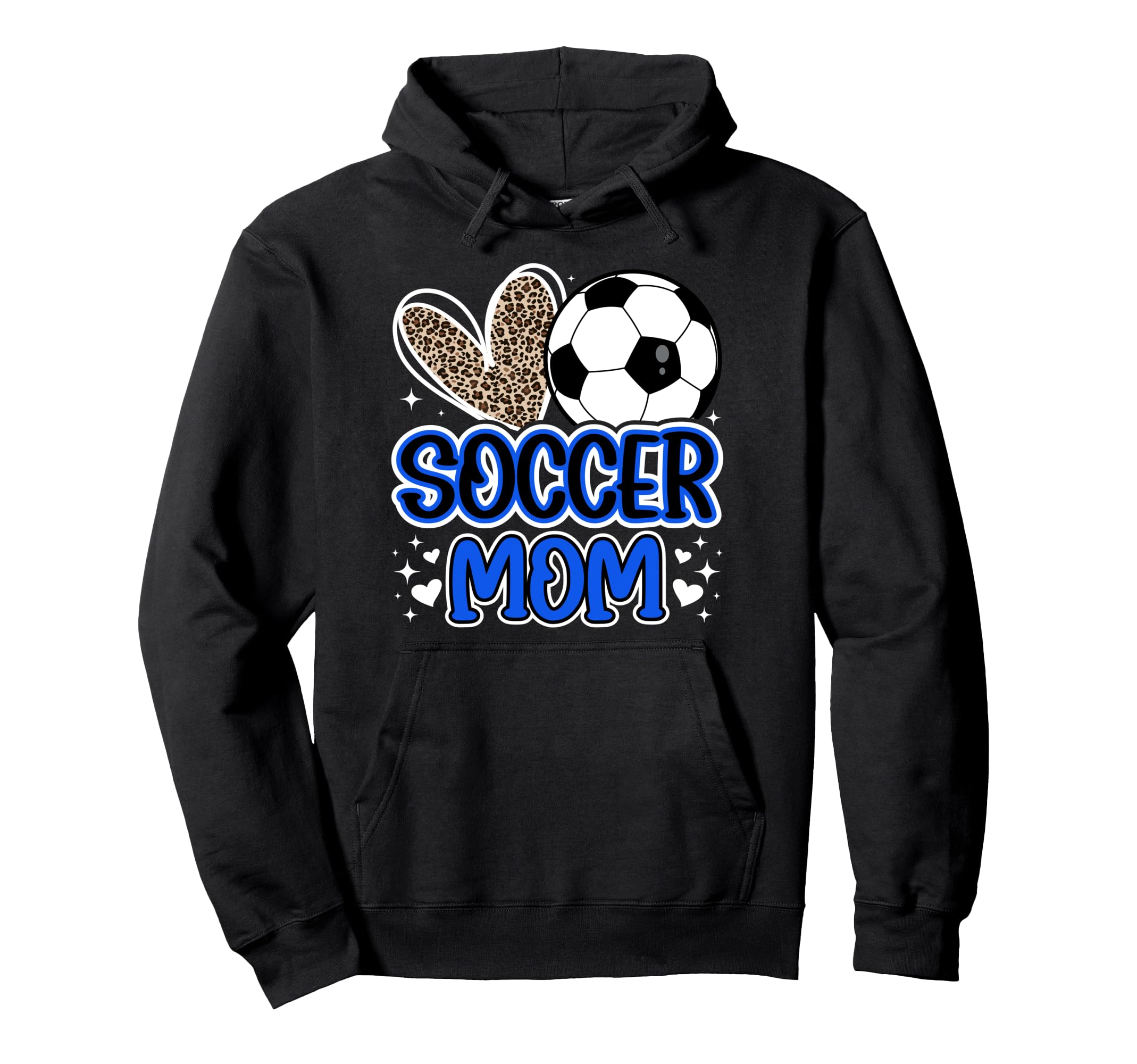 Soccer Mom Soccer Player Mother Heart Hoodie - Custom Art Print for Adults - T-Shirt, Sweatshirt, Hoodie
