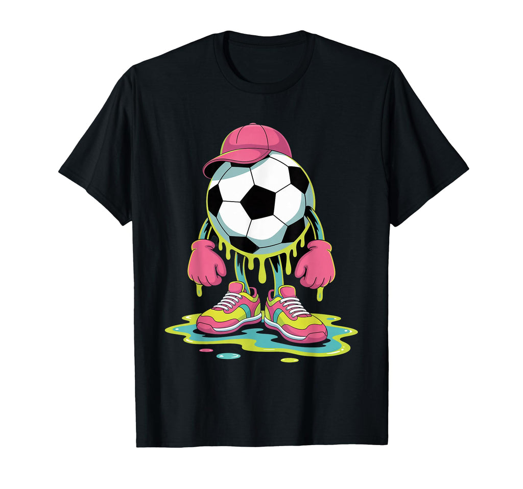 Soccer Ice Cream Drip Game Soccer Drip T-Shirt - Aesthetic Graphic Unisex - T-Shirt, Sweatshirt, Hoodie