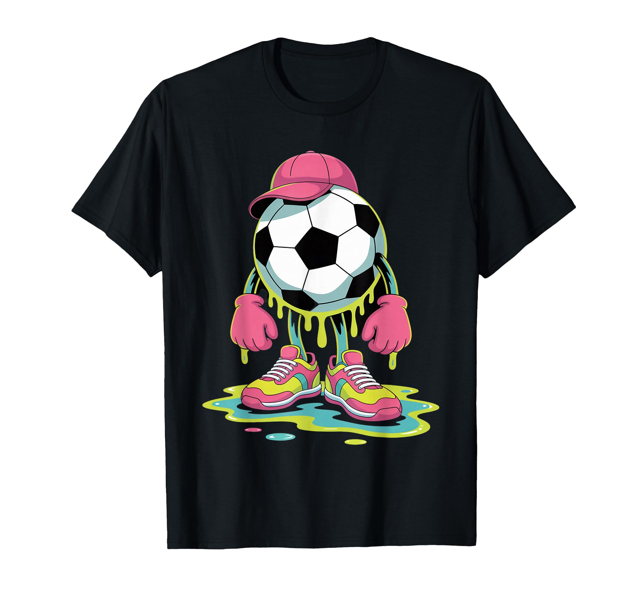 Soccer Ice Cream Drip Game Soccer Drip T-Shirt - Aesthetic Graphic Unisex - T-Shirt, Sweatshirt, Hoodie