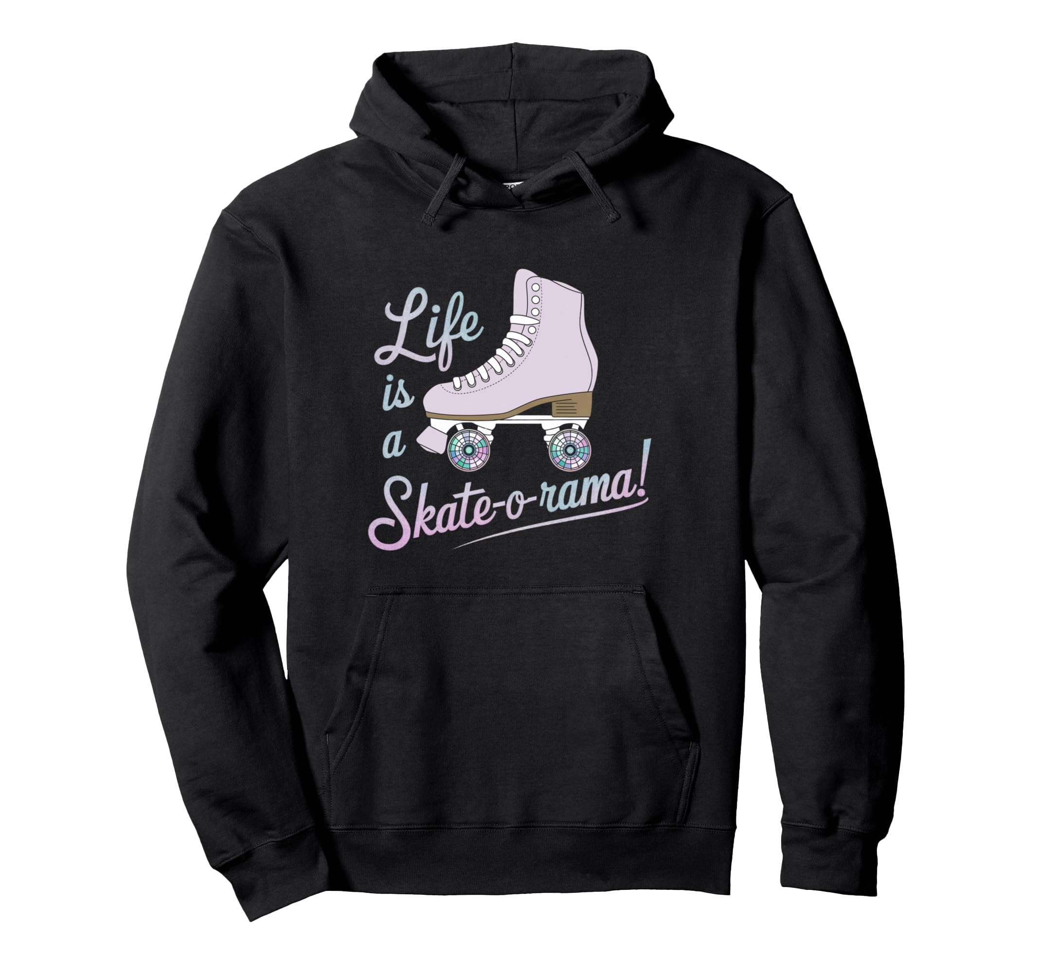 Life Is Skate O Rama Hoodie - Fun Novelty Design for Adults - T-Shirt, Sweatshirt, Hoodie