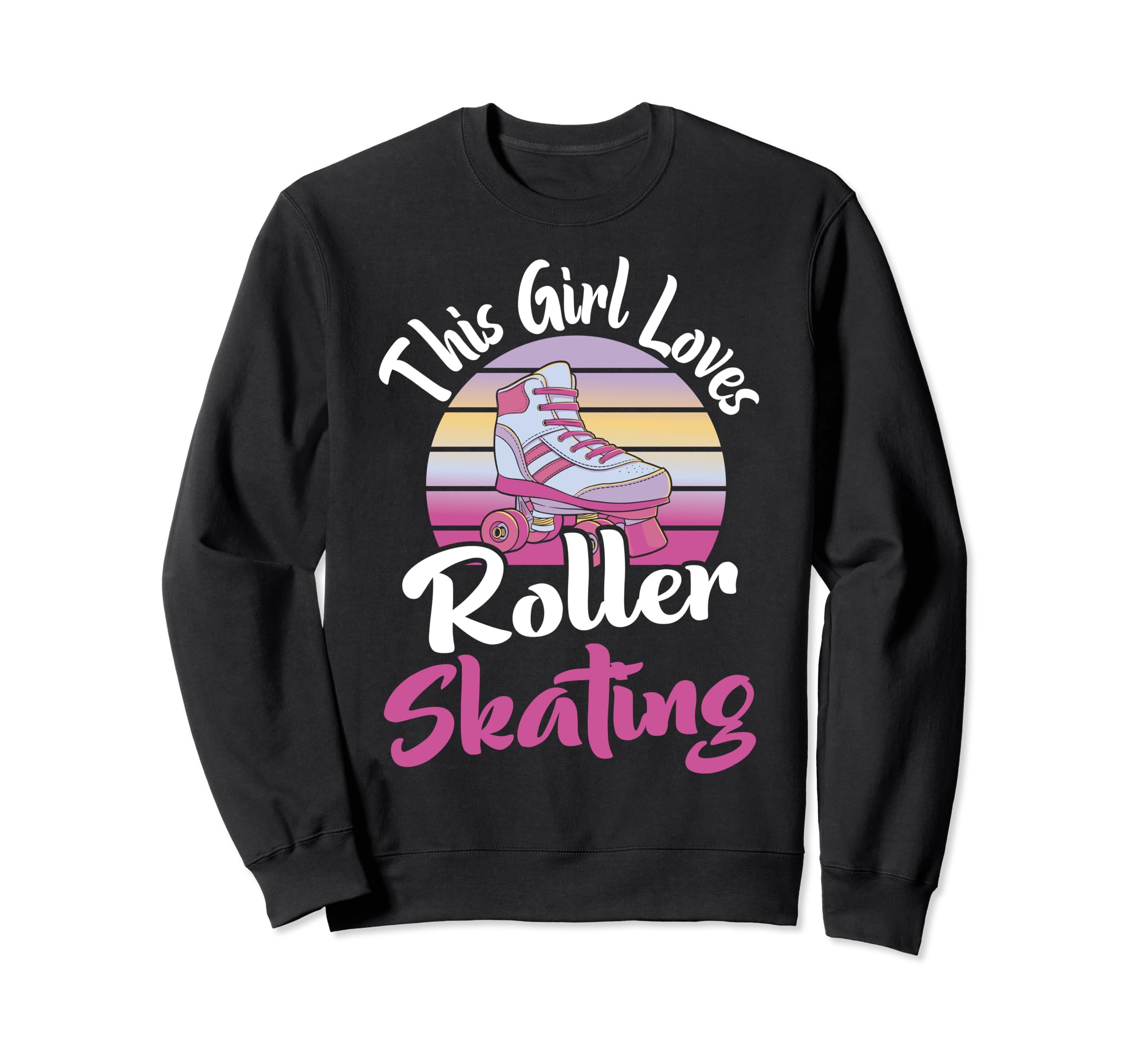 Rollerskate Funny This Loves Sweatshirt - Aesthetic Graphic for Adults - T-Shirt, Sweatshirt, Hoodie