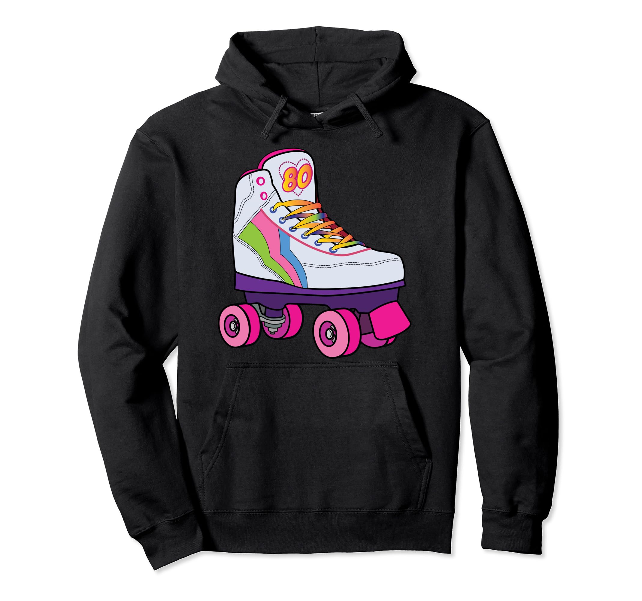Funny Roller Skating Derby 70S 80S Hoodie - Aesthetic Graphic Men Women - T-Shirt, Sweatshirt, Hoodie