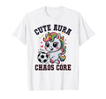 Funny Soccer Unicorn Aura Chaos T-Shirt - Fun Novelty Design Men Women - T-Shirt, Sweatshirt, Hoodie