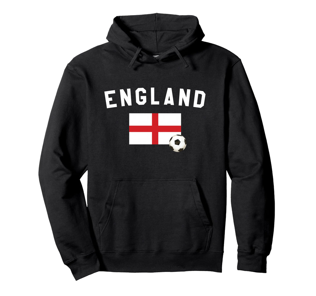 England Flag Soccer Football Fan Player Hoodie - Streetwear Style Unisex - T-Shirt, Sweatshirt, Hoodie