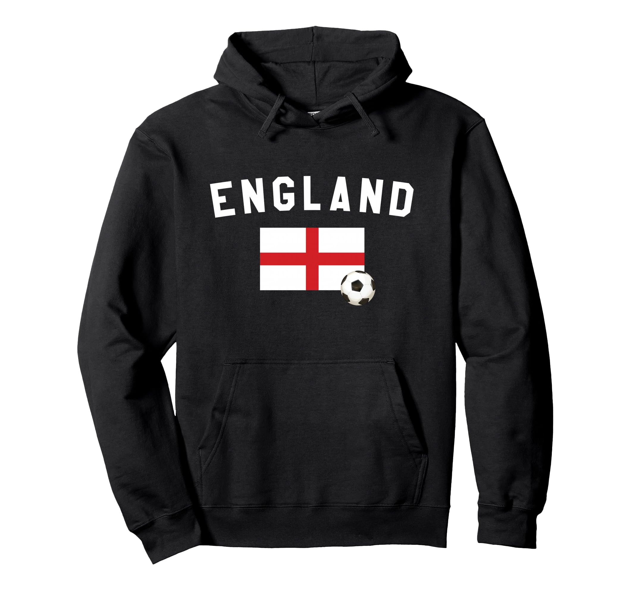 England Flag Soccer Football Fan Player Hoodie - Streetwear Style Unisex - T-Shirt, Sweatshirt, Hoodie