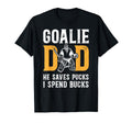 Funny Hockey Goalie Dad Ice Hockey T-Shirt - Fun Novelty Design for Adults - T-Shirt, Sweatshirt, Hoodie