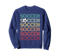 Groovy Soccer Just Who Loves Sweatshirt - Casual Everyday Wear for Adults - T-Shirt, Sweatshirt, Hoodie