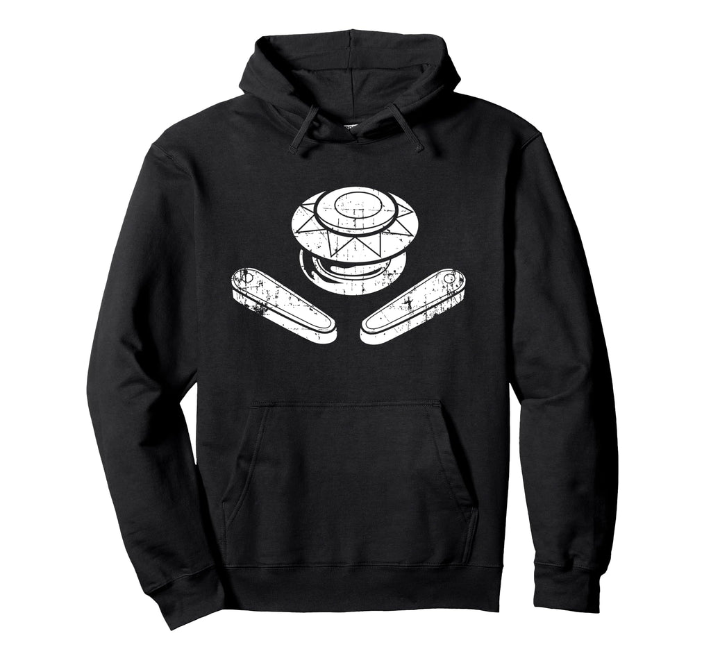 Pinball Funny Pinballer Machine Hoodie - Fun Novelty Design Men Women - T-Shirt, Sweatshirt, Hoodie
