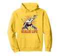 Goalie Life Ice Hockey Goalie Funny Hoodie - Novelty Apparel for Adults - T-Shirt, Sweatshirt, Hoodie