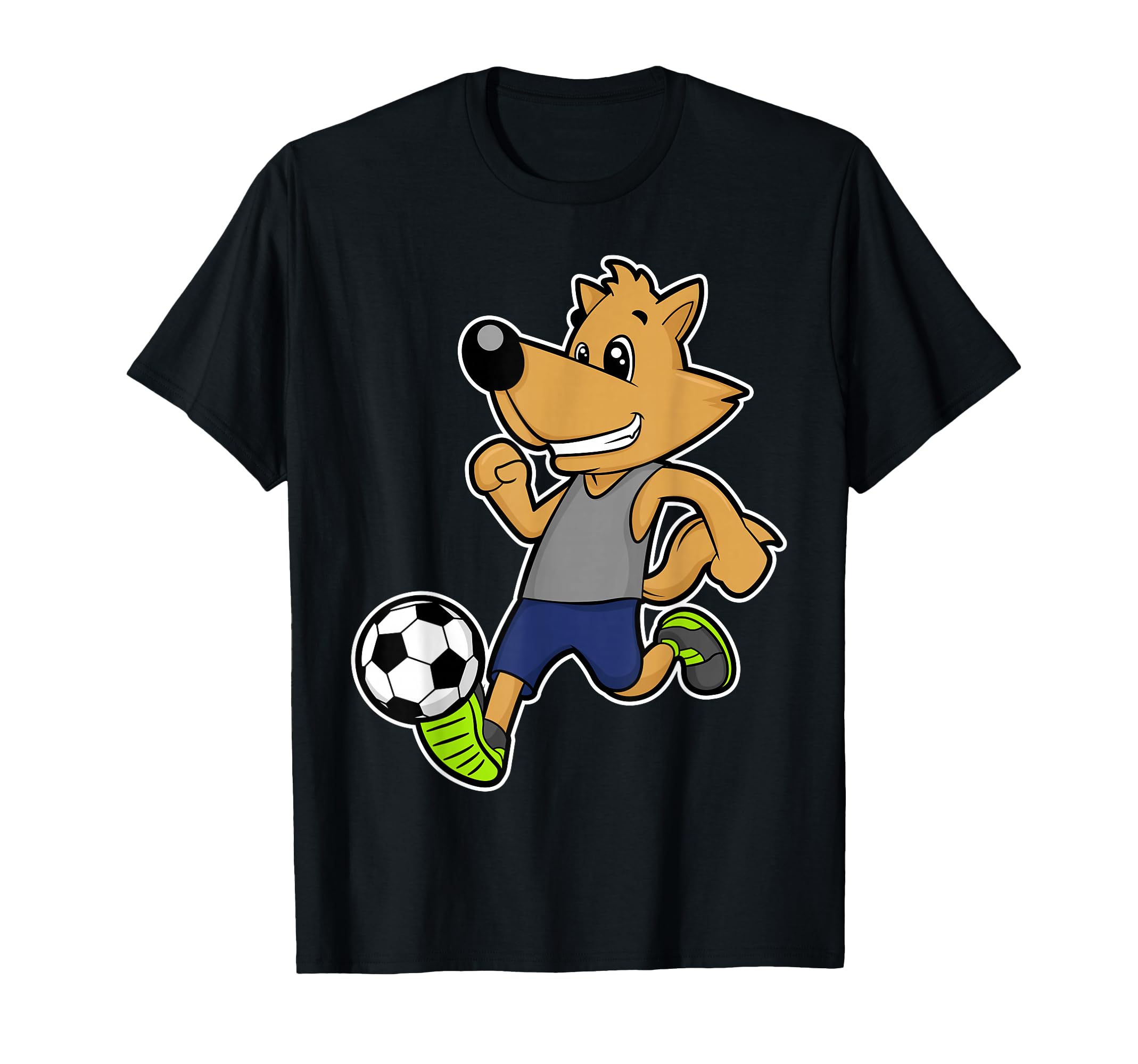 Dog Soccer Player Soccer Sports T-Shirt - Fun Novelty Design for Adults - T-Shirt, Sweatshirt, Hoodie