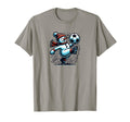 Snowman Kicking Soccer Ball T-Shirt - Minimalist Print for Adults - T-Shirt, Sweatshirt, Hoodie