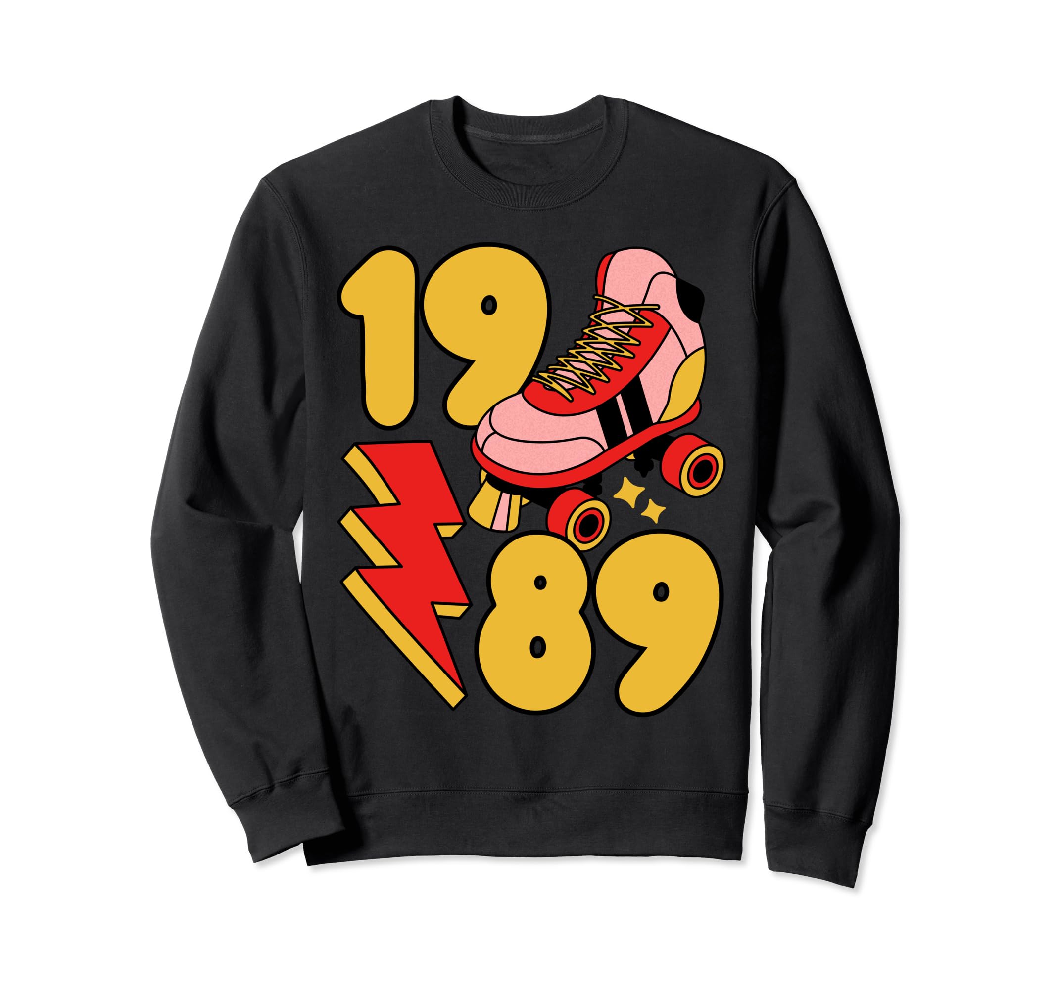 1989 Roller Skate 80S Nostalgia Sweatshirt - Custom Art Print Unisex - T-Shirt, Sweatshirt, Hoodie
