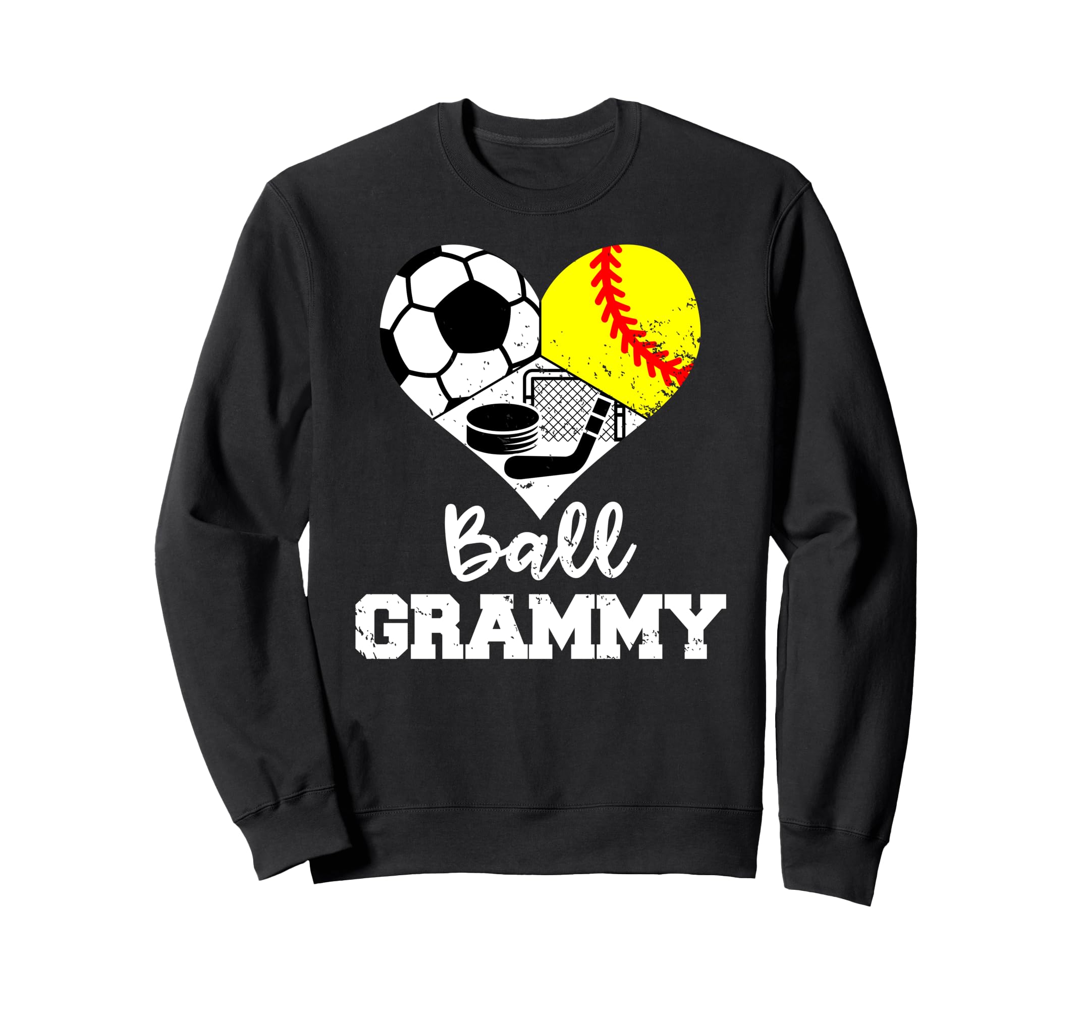 Ball Grammy Funny Soccer Softball Sweatshirt - Graphic Print for Adults - T-Shirt, Sweatshirt, Hoodie