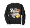 Mama Both Soccer Softball Mama Sweatshirt - Aesthetic Graphic Men Women - T-Shirt, Sweatshirt, Hoodie