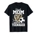 Proud Mom Teenager 13Th Birthday T-Shirt - Minimalist Print Men Women - T-Shirt, Sweatshirt, Hoodie