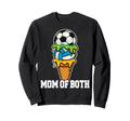 Soccer Volleyball Mom Ice Cream Drip Sweatshirt - Graphic Print for Adults - T-Shirt, Sweatshirt, Hoodie