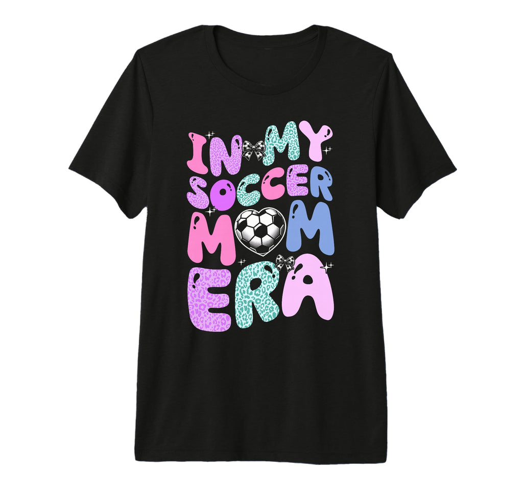 My Soccer Mom Era Groovy Football T-Shirt - Trendy Graphic Men Women - T-Shirt, Sweatshirt, Hoodie