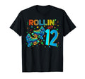Roller Skates Birthday Skating T-Shirt - Custom Art Print Unisex - T-Shirt, Sweatshirt, Hoodie