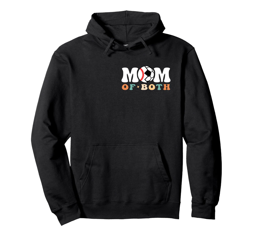 My Mom Both Era Soccer Baseball 2 Hoodie - Custom Art Print for Adults - T-Shirt, Sweatshirt, Hoodie