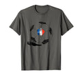 Soccer France Flag French Pride T-Shirt - Trendy Graphic Men Women - T-Shirt, Sweatshirt, Hoodie