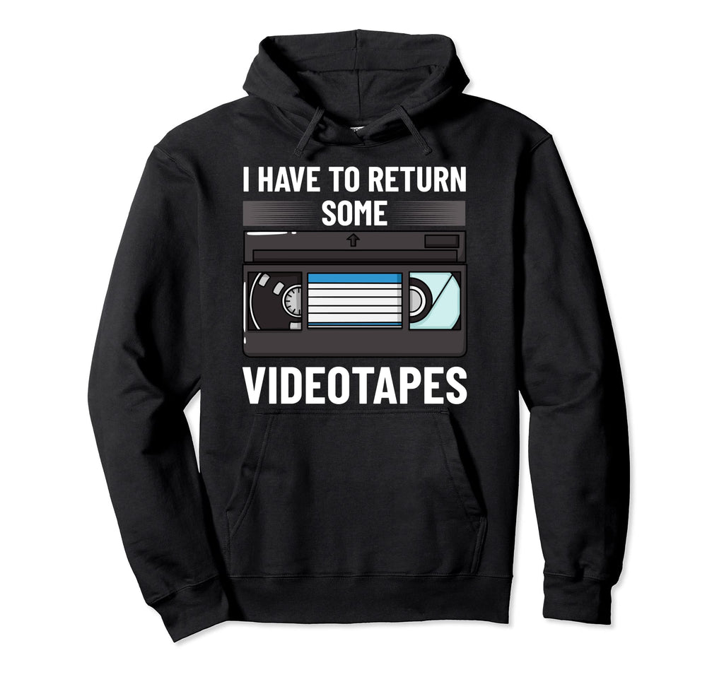 Vhs Player Videotape Video Cassette Hoodie - Fun Novelty Design for Adults - T-Shirt, Sweatshirt, Hoodie